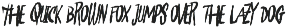 Aechon - Raw Brush Font preview