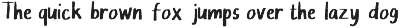 Marqueur Lent Soft Marker Font preview
