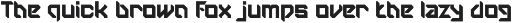 Steel Frame Modern Industrial Font preview