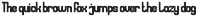 Universal Law font preview