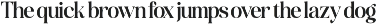 America Nights Modern Serif Font preview