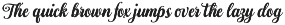 Sefillia Script font preview