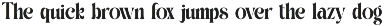 Rimak Elegant Display Serif Font preview