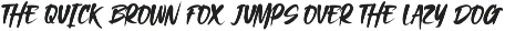 Ghost Sting – Brush Display Font preview
