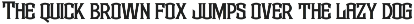 Blackward - Display Font preview