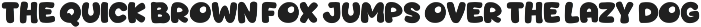 Modern Bubble - Display Font font preview