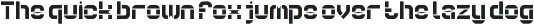 Big Space font preview