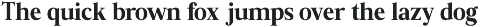 Zafira Serif preview