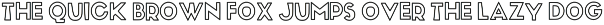 Super Outline font preview