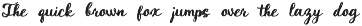 Miralace Cyrillic Script Font preview