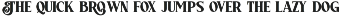 More Christmas - Modern Serif Font font preview