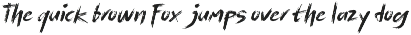 Mashiro - Brush Font preview