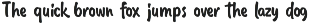 Azmee font preview