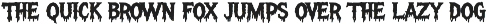 Eyeball Soup - Hand Drawn Drip Font preview