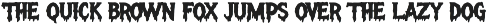 Eyeball Soup - Hand Drawn Drip Font preview