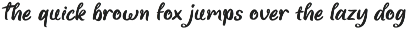 Handwritten font - Lunyhop preview