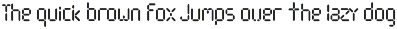 Digitron Font preview