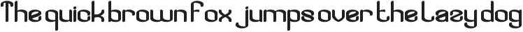 Visual Rhythm font preview