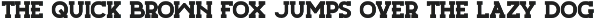 Monty - Experimental Display Font preview