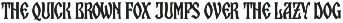 Bulwark Typeface font preview