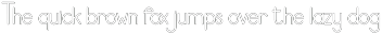 Outline Drawing font preview