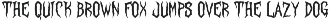 Auxzern Spooky Horror Blackletter font preview