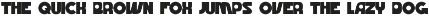 Aroin - Modern Manufacturing Font preview