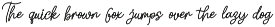Grambell Saturn | Monoline Script preview