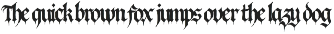 Angkara Calligraphic Gothic Font preview