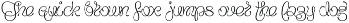 Flourel font preview