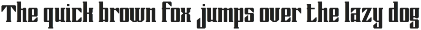 CS Alsager – Industiral Font preview