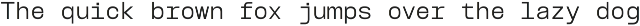 TBJ Felium Monospace Clean Modern font preview