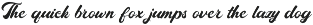 The Creation Script Bold Font preview