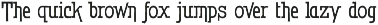 Narrow Antique serif font No.74 preview