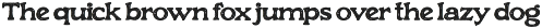 Roghen a Rough Serif Font font preview