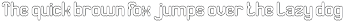 Newton apple font preview