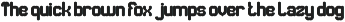 Newton apple font preview