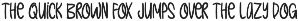 Women Progress Typeface preview