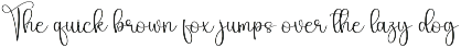 Loving | Script Font preview