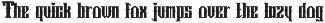 Raven Gothic Blackletter Font preview