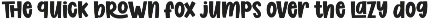 Stylish Chunky - Display Font preview