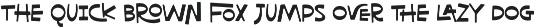 Vertical Dentist - Fun Ligature Font font preview