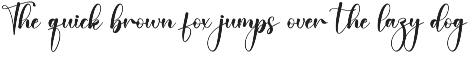 Opening | Script Font preview