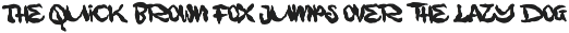 Prolazy - Experimental Graffiti Font preview