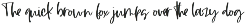 Chaotic Script font preview