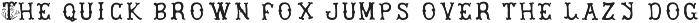 Ramblings Hand Crafted Western Font font preview