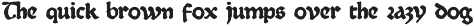 Medieval Grammar blackletter font font preview