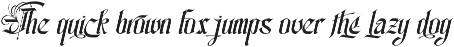 Highcrest Elegant Blackletter Font preview