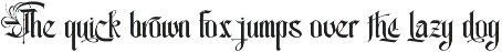 Highcrest Elegant Blackletter Font preview