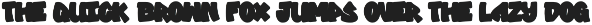Wush - Graffiti Display Font preview